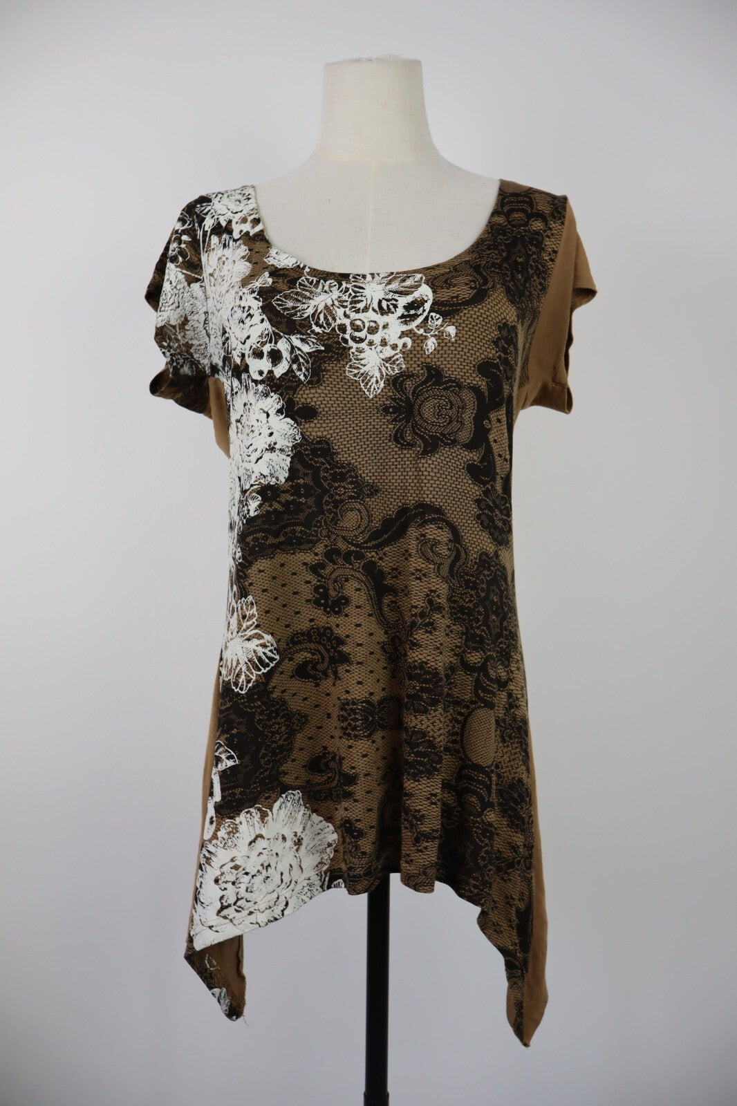 DESIGUAL MAGLIA DONNA TG. XL WOMAN CASUAL VINTAGE T-SHIRT