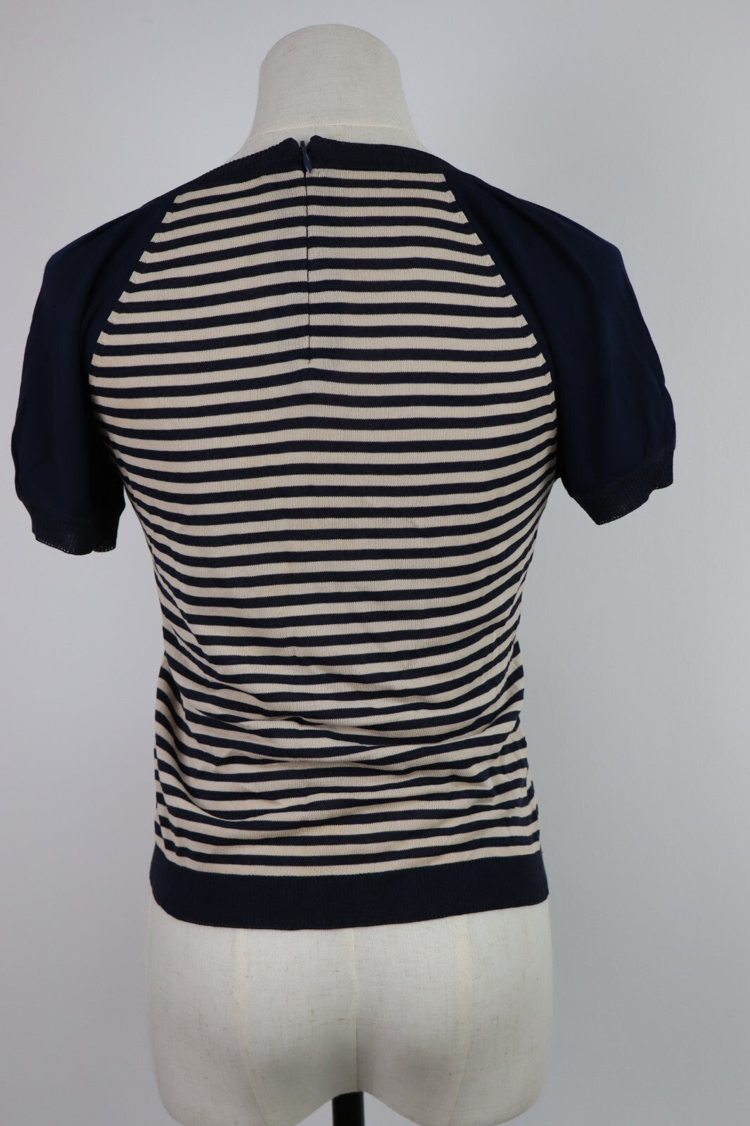 MAX & CO MAGLIA CON ZIP COTONE DONNA TG. M WOMAN CASUAL VINTAGE T-SHIRT COTTON