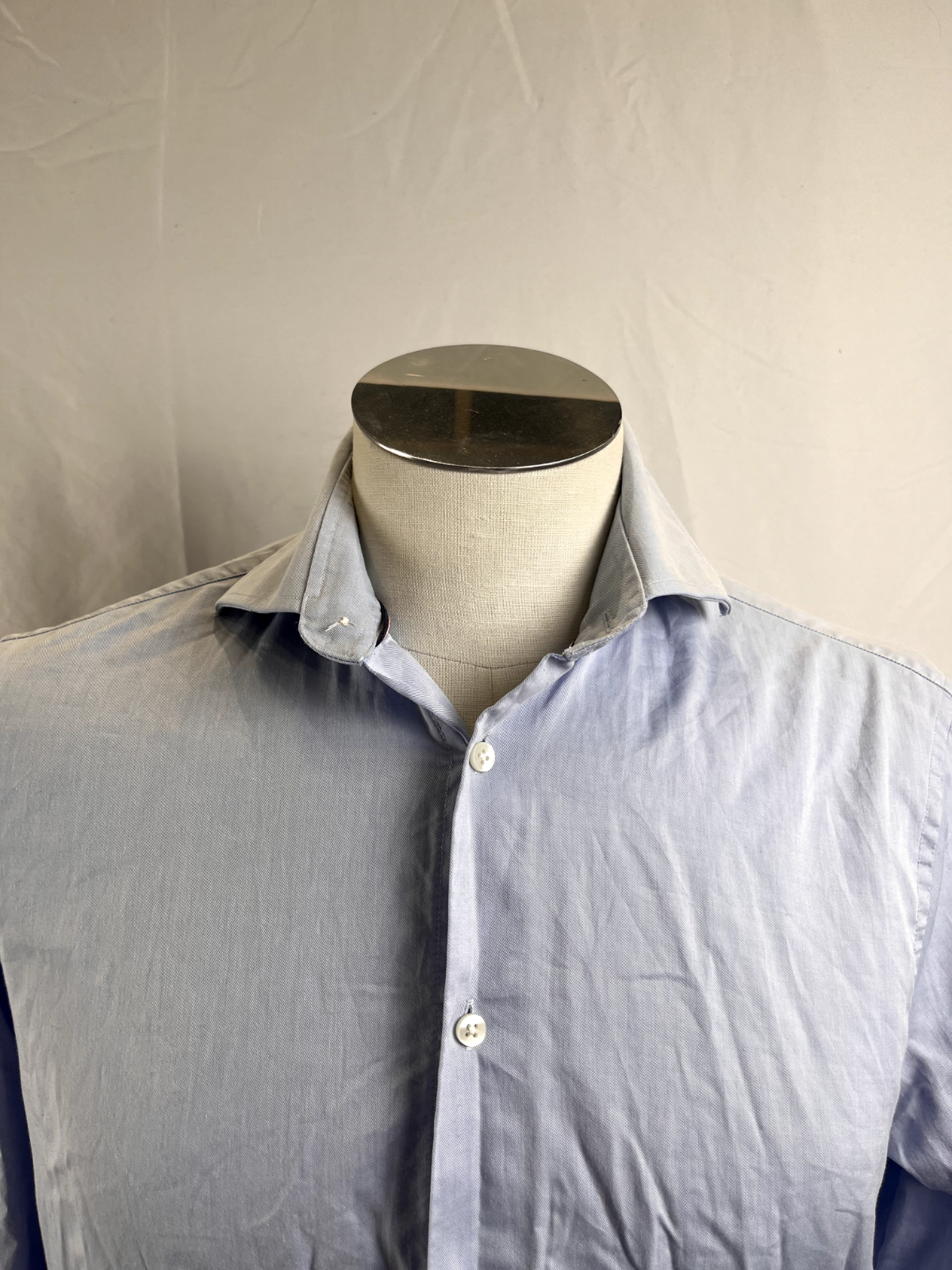 TOMMY HILFIGER CAMICIA UOMO COTONE TG. 38 - 15 MAN CASUAL VINTAGE COTTON SHIRT