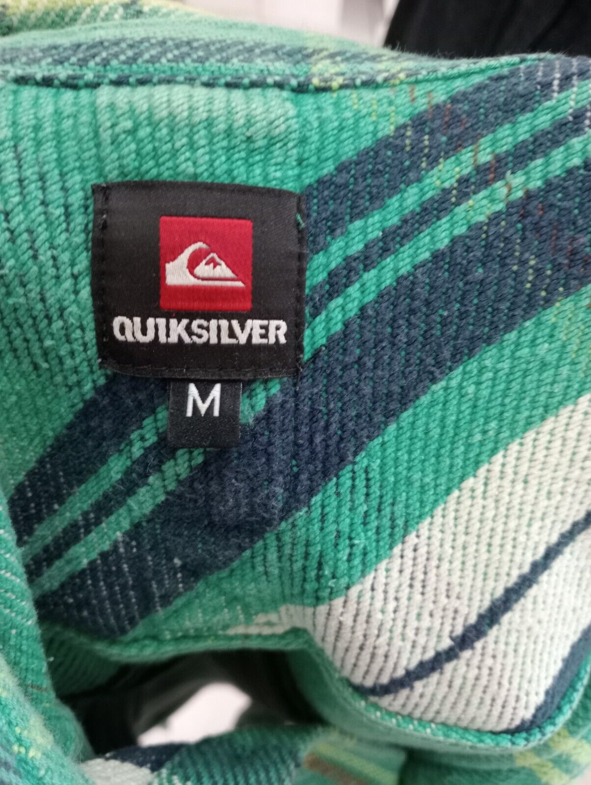 QUIKSILVER CAMICIA UOMO COTONE TG. M  MAN CASUAL VINTAGE SHIRT COTTON