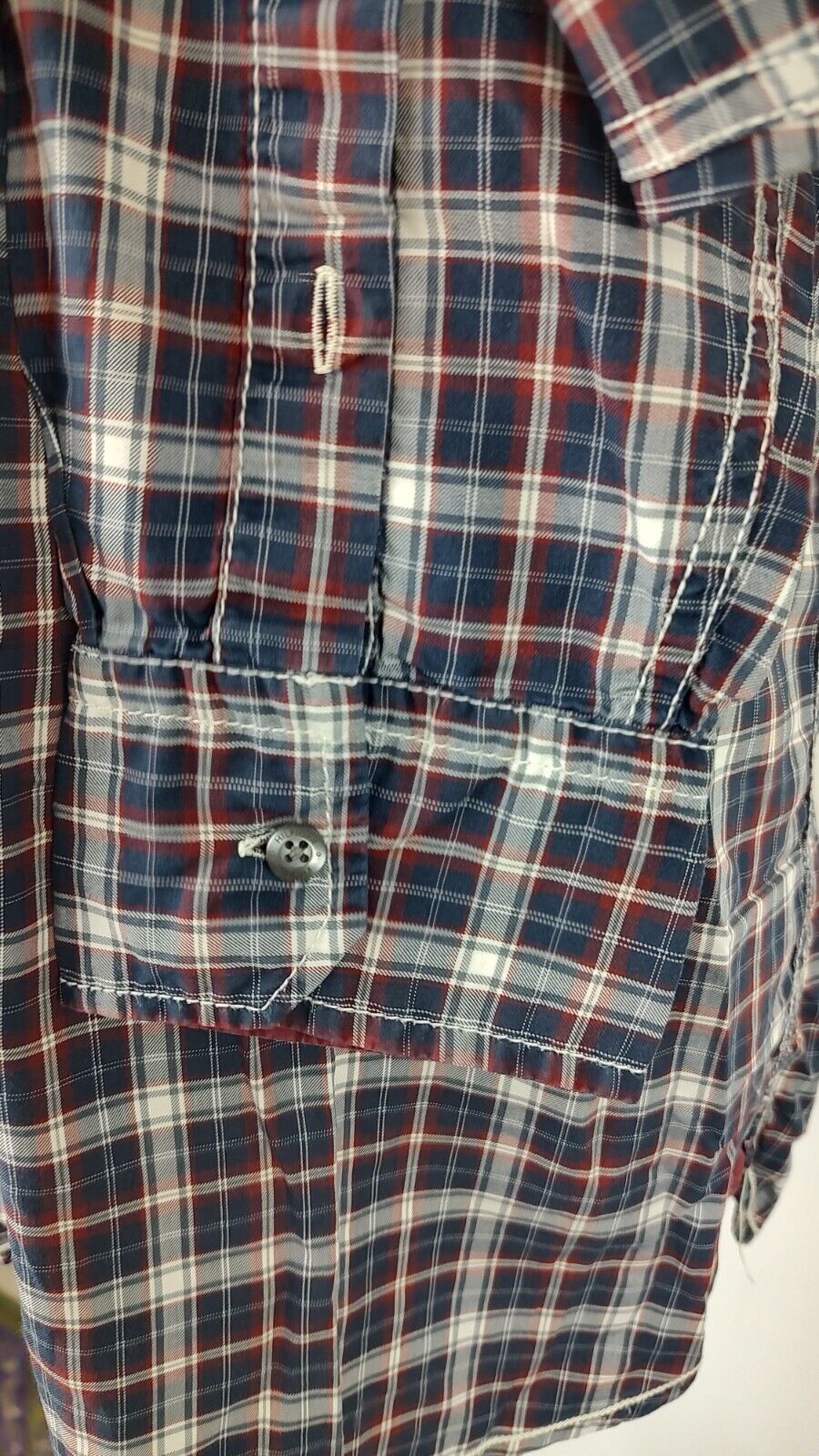 HILFIGER CAMICIA SHIRT UOMO Tg L MAN VINTAGE CASUAL COTONE