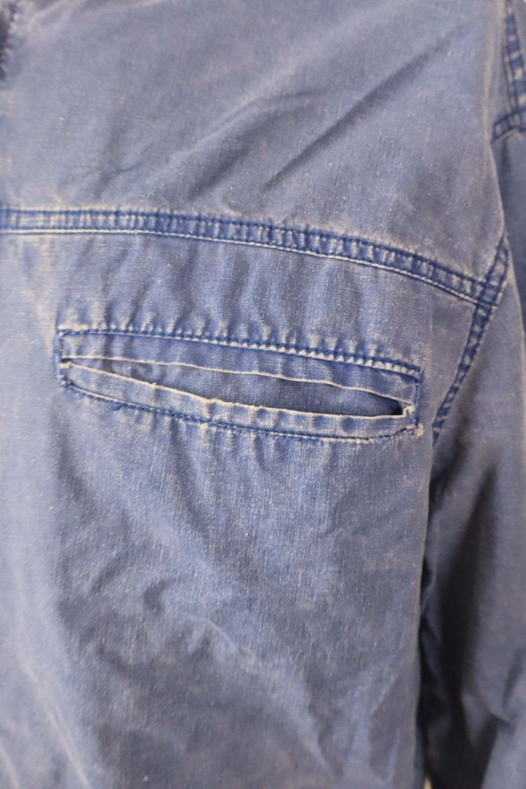 VANS GIUBBINO JEANS COTONE UOMO TG M MAN JACKET CASUAL VINTAGE DENIM COTTON