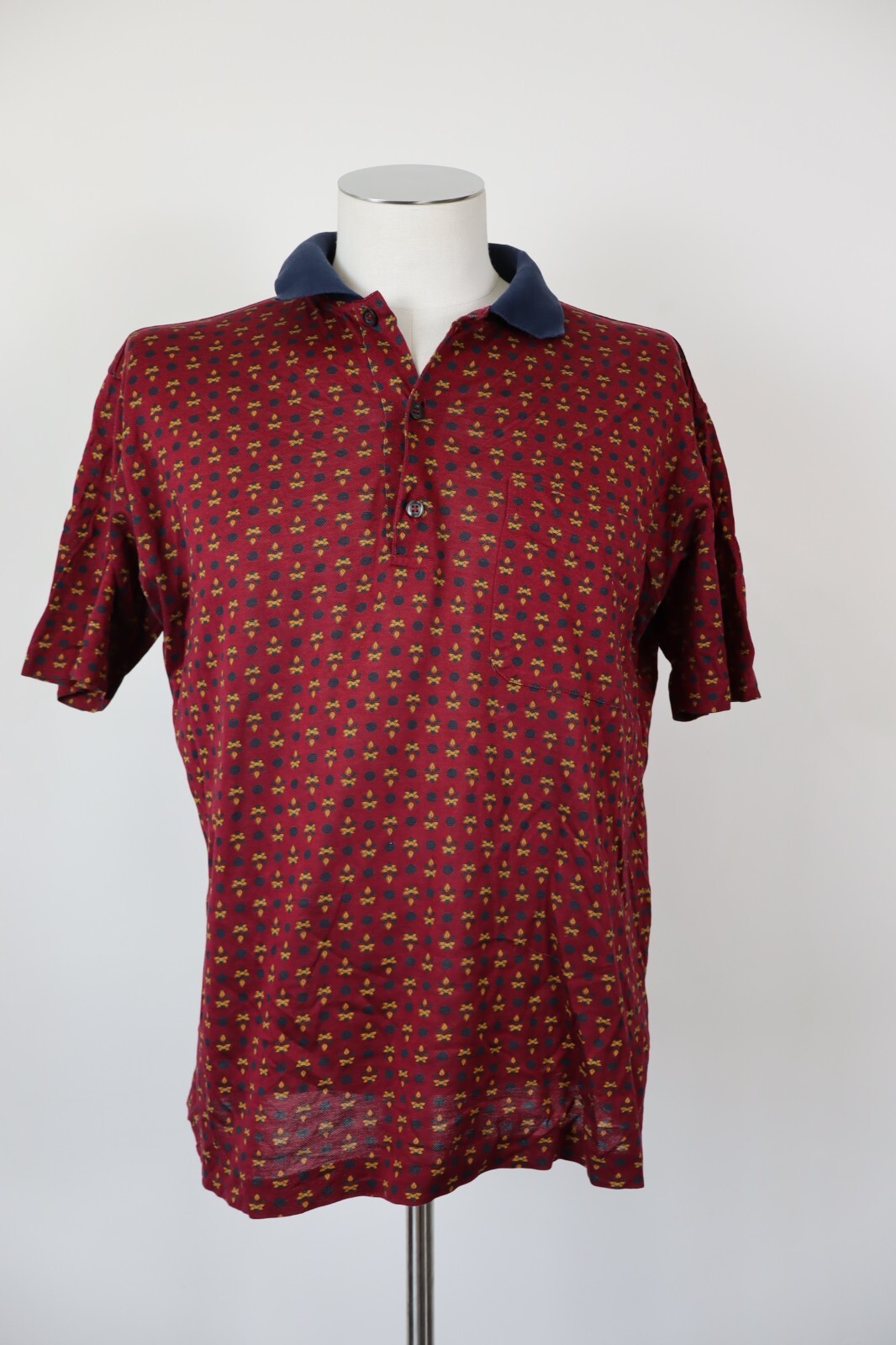 PIERRE CARDIN MAGLIA POLO UOMO TG. 4 MAN T-SHIRT CASUAL VINTAGE COTONE COTTON