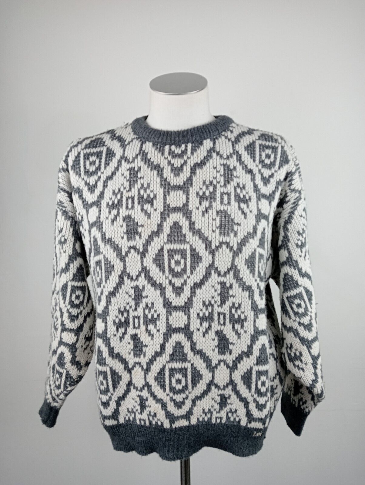 LEE MAGLIONE LANA MAGLIA WOOL UOMO TG M MAN SWEATER CASUAL VINTAGE