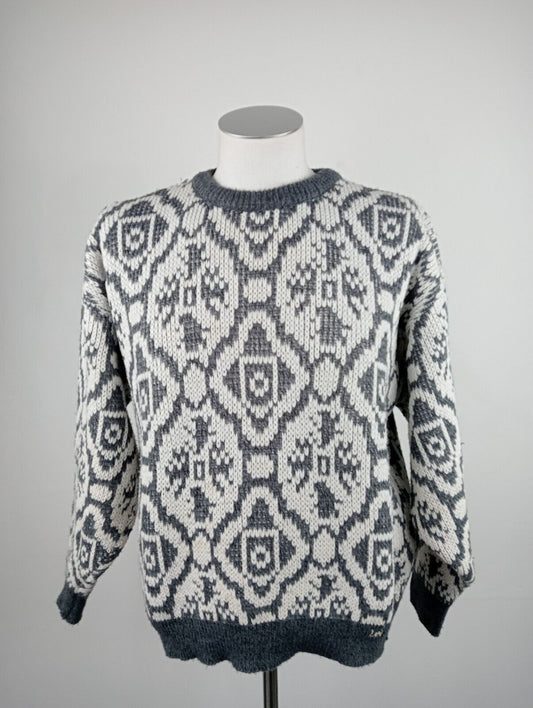 LEE MAGLIONE LANA MAGLIA WOOL UOMO TG M MAN SWEATER CASUAL VINTAGE