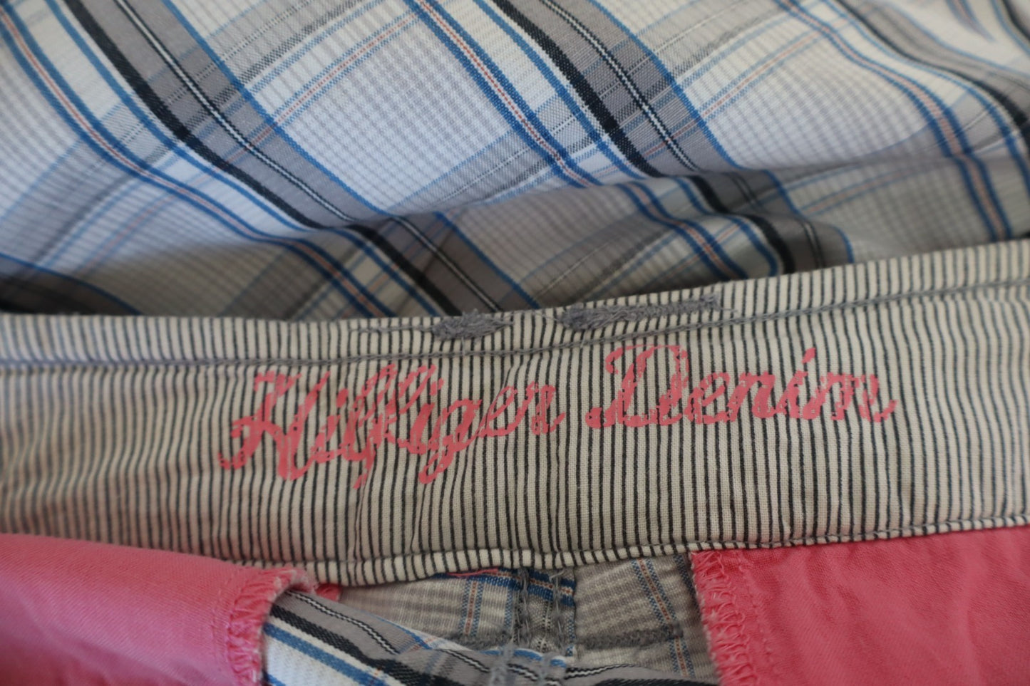 TOMMY HILFIGER PANTALONI BERMUDA UOMO TG W27 MAN PANTS CASUAL VINTAGE COTONE