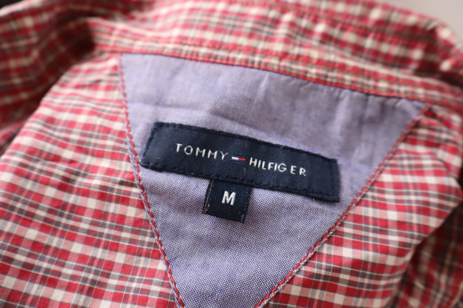 TOMMY HILFIGER CAMICIA MANICA LUNGA UOMO TG.M MAN CASUAL VINTAGE SHIRT COTONE