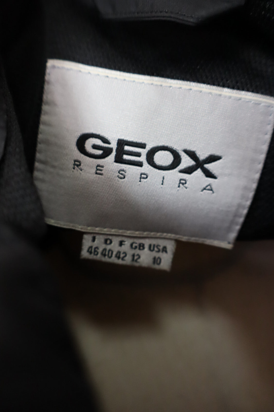 GEOX GIUBBINO IMPERMEABILE GIACCA DONNA TG 46 WOMAN CASUAL JACKET VINTAGE ITALY