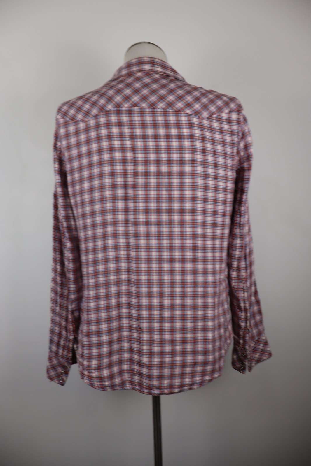 LIU JO JEANS CAMICIA UOMO COTONE TG 41 MAN CASUAL VINTAGE COTTON SHIRT TASCHE