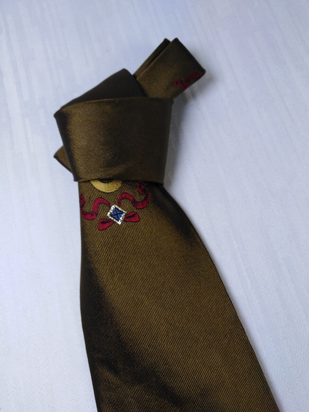 BYBLOS 100% SETA SILK TIE CRAVATTA NECKTIE ITALY VINTAGE CLASSIC