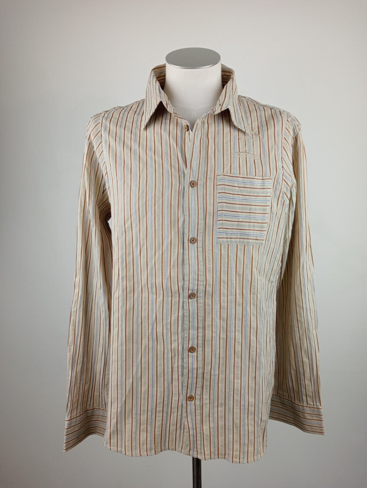 DIESEL CAMICIA UOMO TG. XL MAN CASUAL VINTAGE SHIRT COTONE ITALY