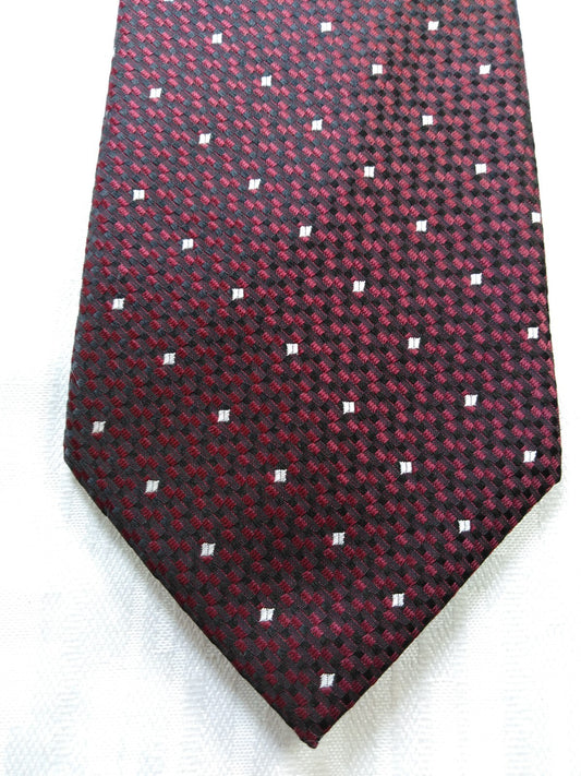ROCCOBAROCCO 100% SETA SILK TIE CRAVATTA NECKTIE MADE ITALY VINTAGE CLASSIC