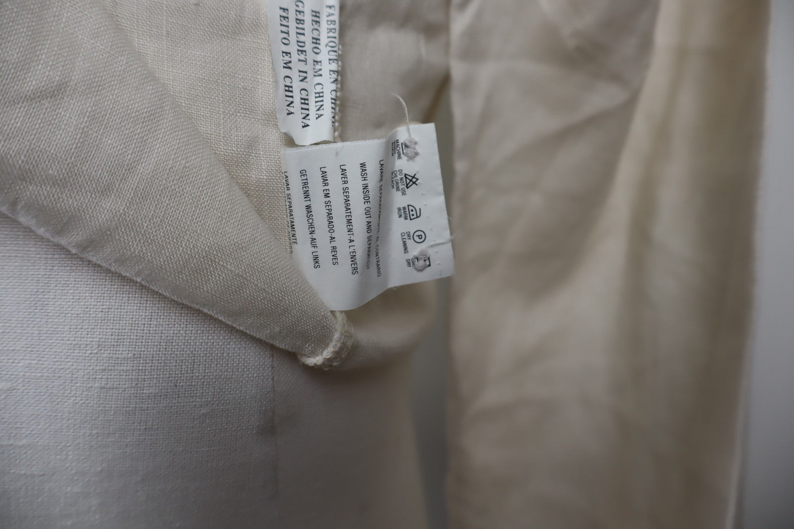 CALVIN KLEIN JEANS CAMICIA UOMO LINO TG. XL MAN CASUAL VINTAGE LINEN SHIRT LOGO