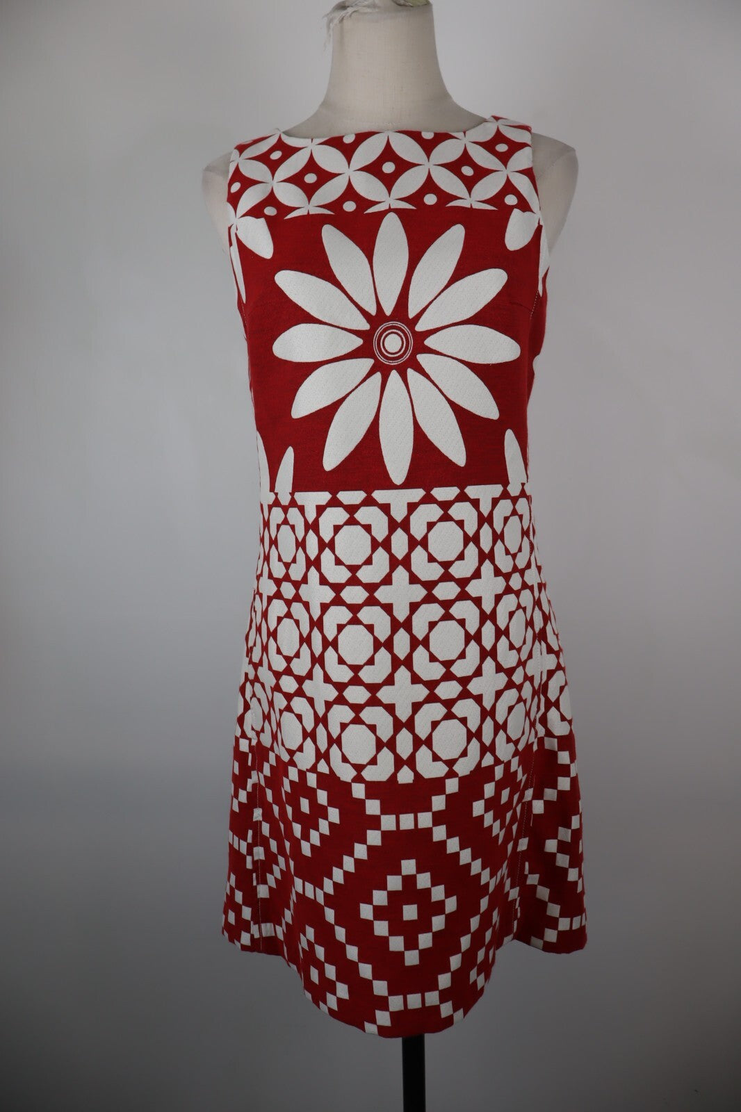 DESIGUAL VESTITO DONNA TG. 38  WOMAN CASUAL VINTAGE DRESS ABITO