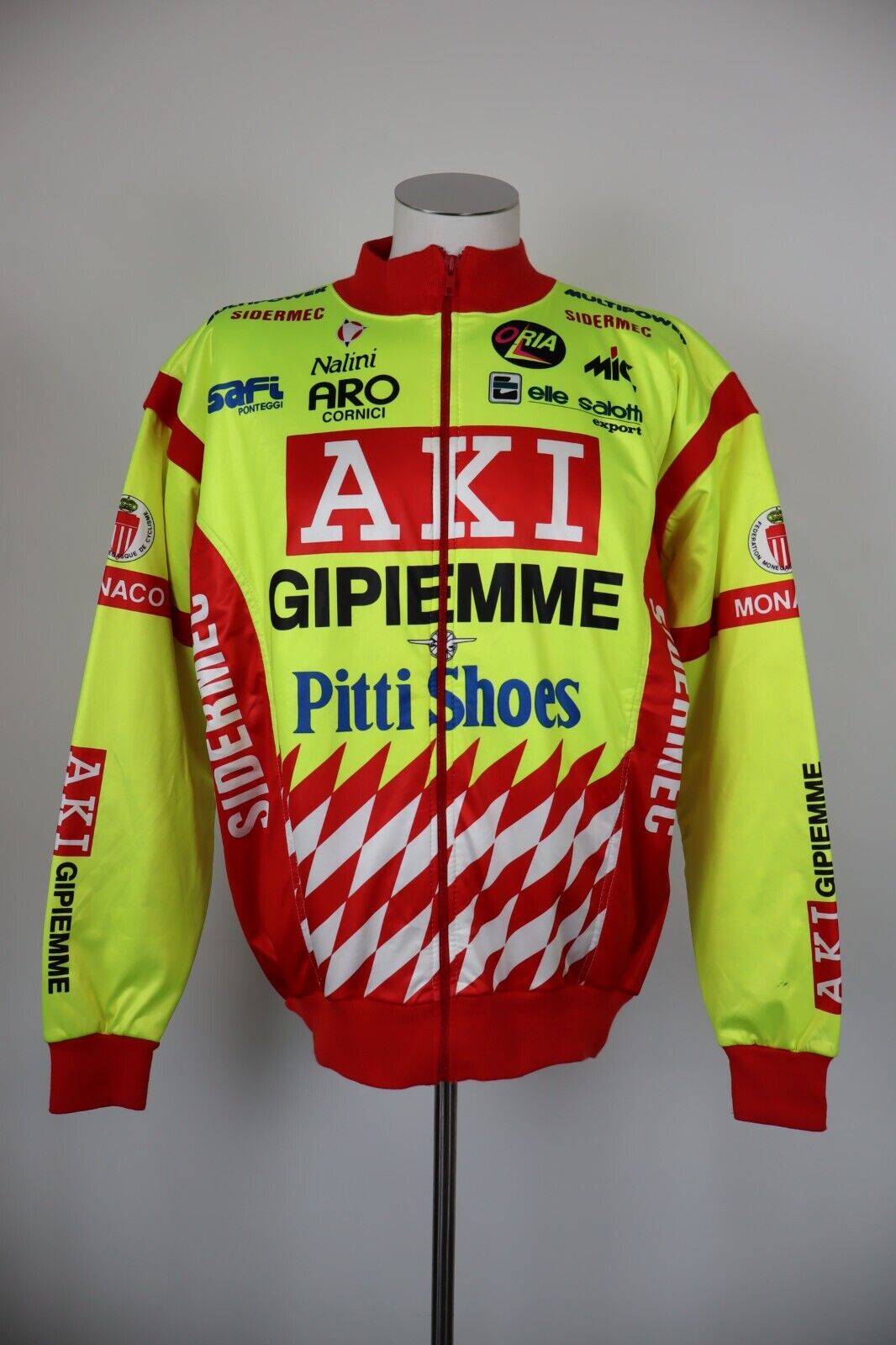 NALINI GIUBBINO GIACCA SPORT CICLISMO UOMO Tg 6 MAN VINTAGE JACKET