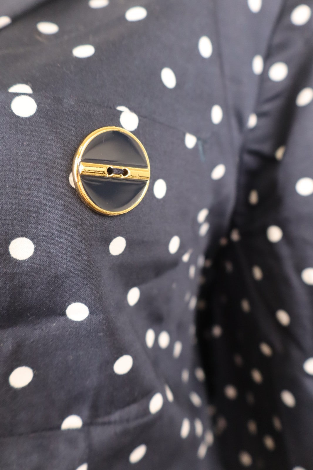 EMME MARELLA BLAZER GIACCA COTONE DONNA Tg 52 WOMAN CASUAL VINTAGE JACKET POIS