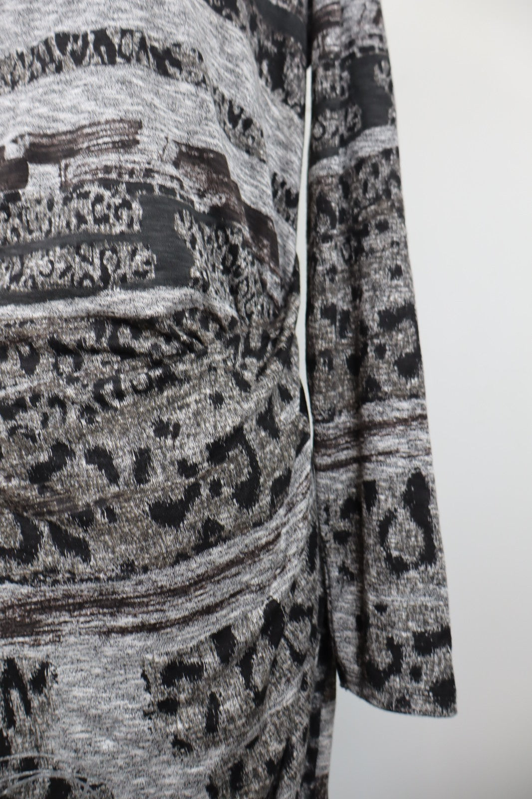 DESIGUAL VESTITO ABITO MANICHE LUNGHE DONNA TG. L WOMAN CASUAL VINTAGE DRESS