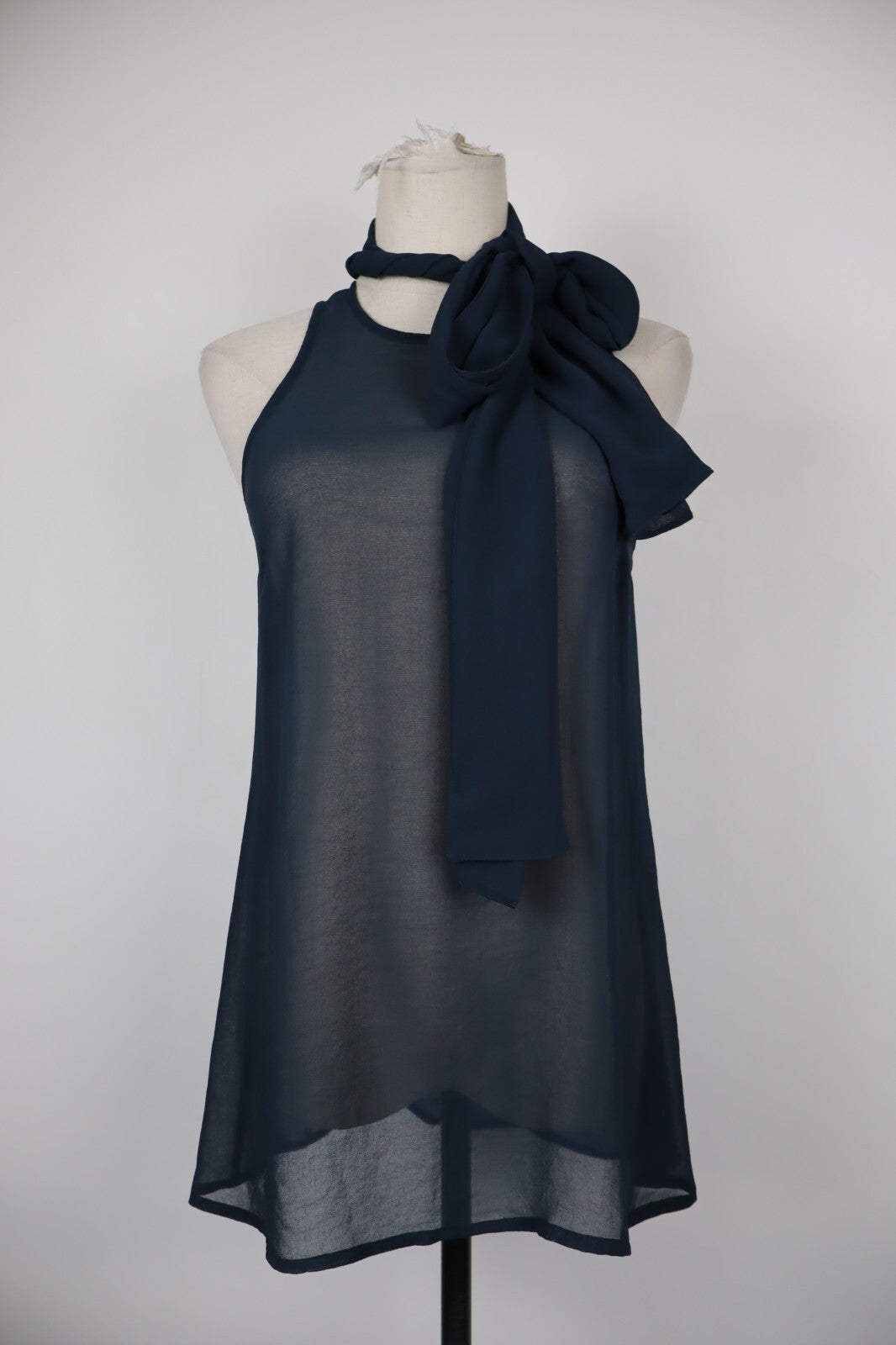 PATRIZIA PEPE MAGLIA DONNA TG.  42 WOMAN CASUAL VINTAGE T-SHIRT TOP TRASPARENTE