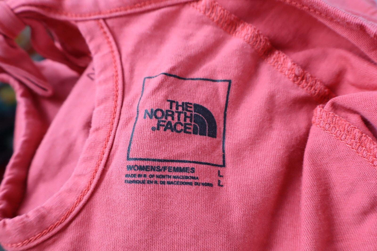 THE NORTH FACE MAGLIA DONNA TG L WOMAN CASUAL VINTAGE COTTON T-SHIRT COTONE