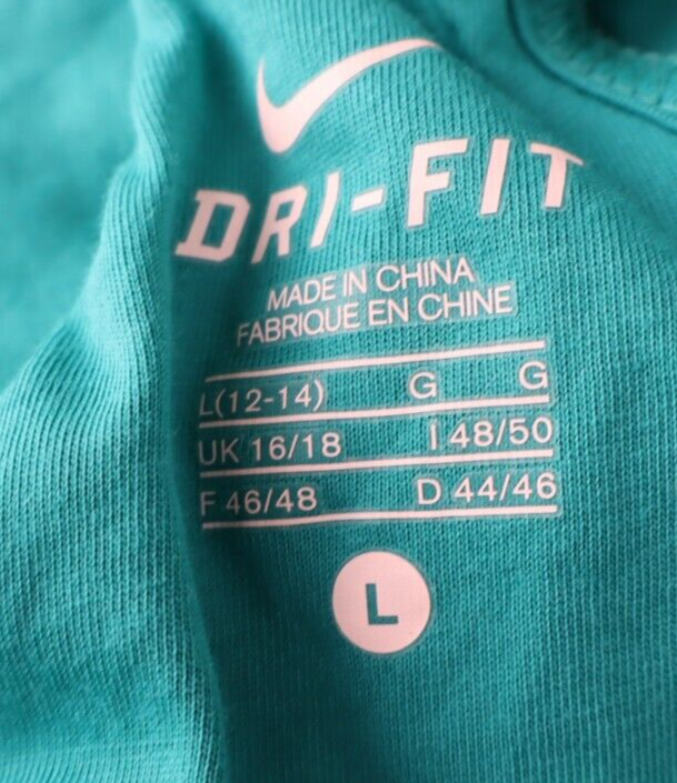 NIKE SPORT TOP CANOTTA MAGLIA DONNA TG. L WOMAN CASUAL VINTAGE T-SHIRT