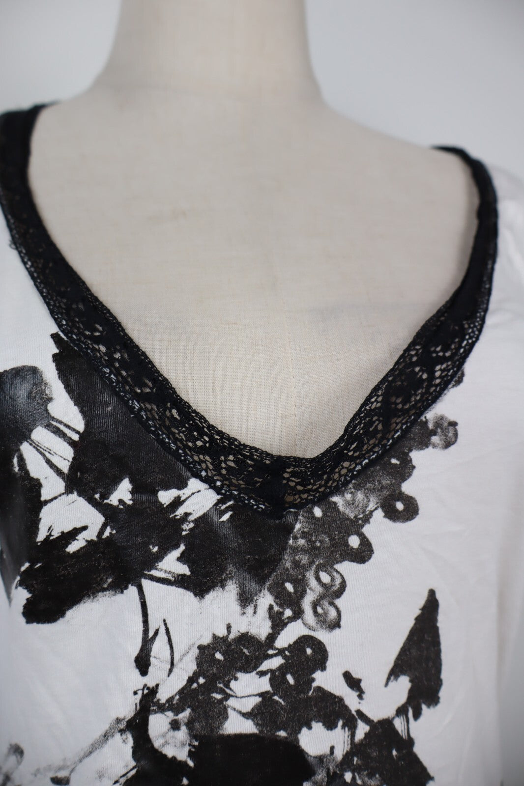 GF FERRE' MAGLIA DONNA TG. L WOMAN CASUAL VINTAGE T-SHIRT COTONE COTTON