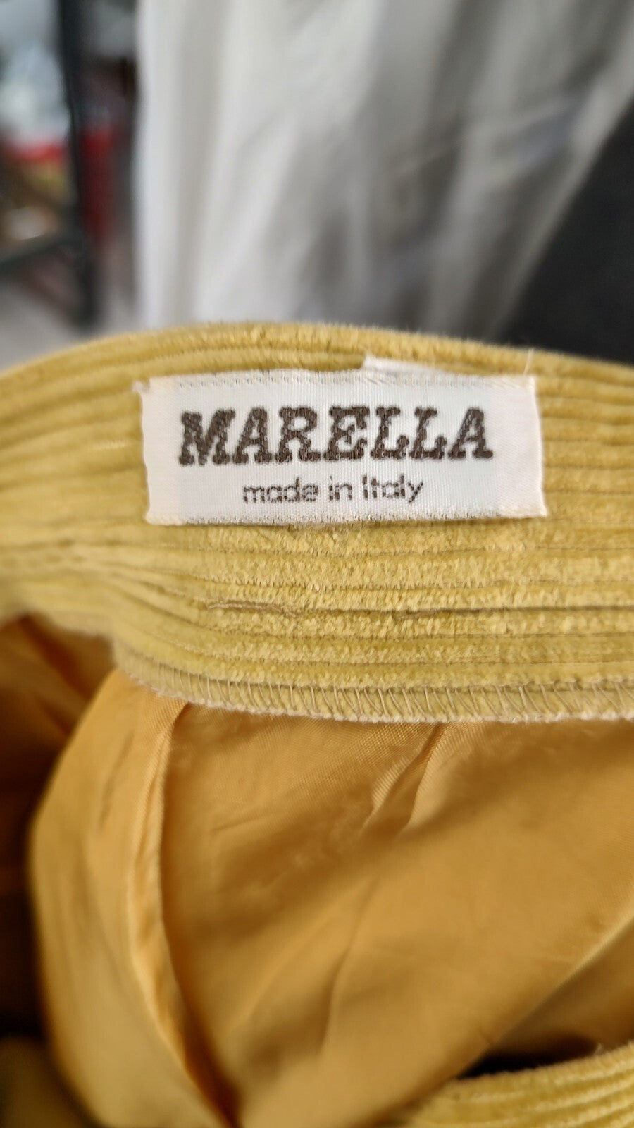 MARELLA GONNA DONNA WOMAN SKIRT W31 CASUAL VINTAGE COTONE SETA VELLUTO