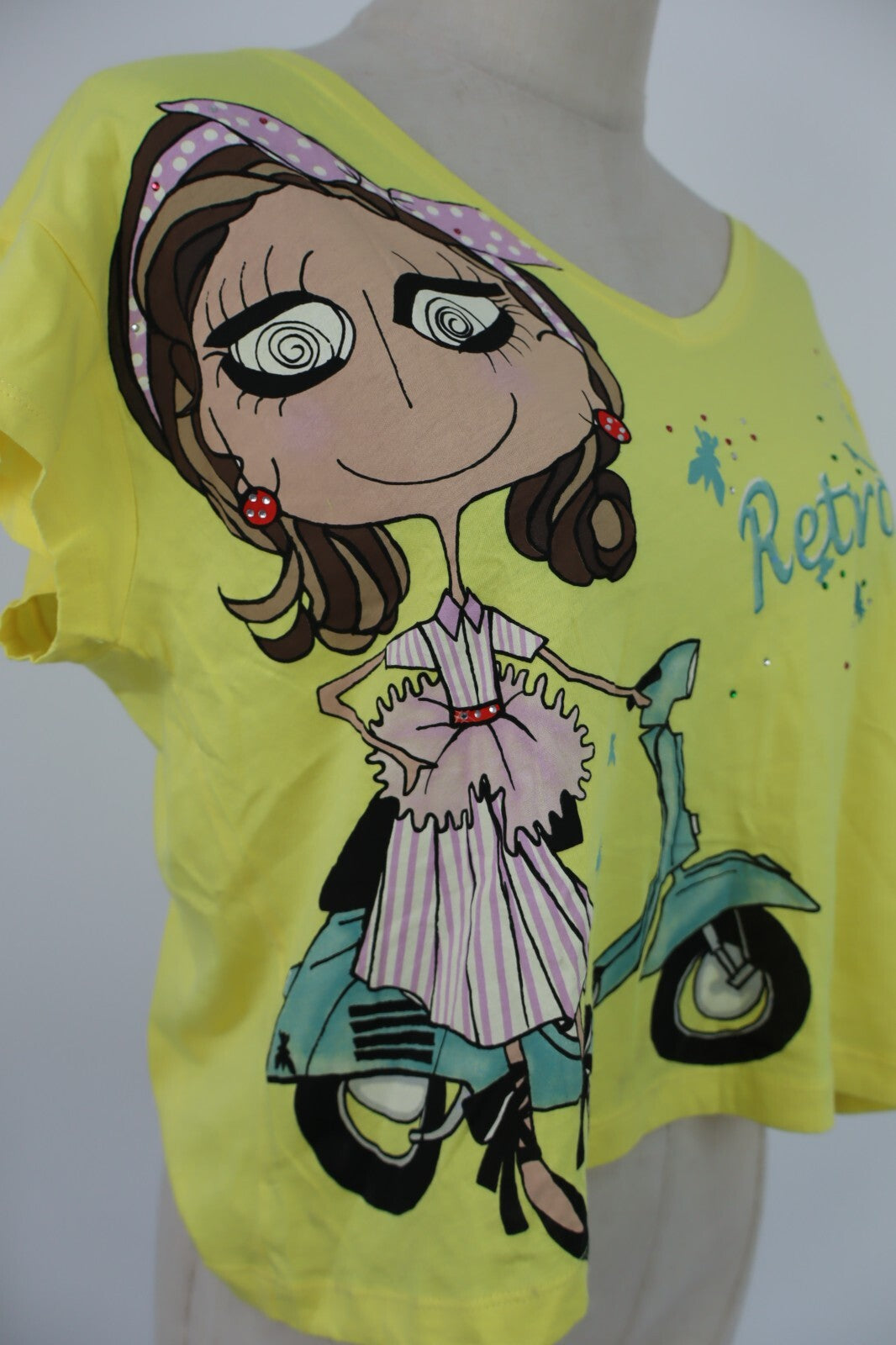 PATRIZIA PEPE MAGLIA DONNA TG. 0 WOMAN CASUAL T-SHIRT VINTAGE