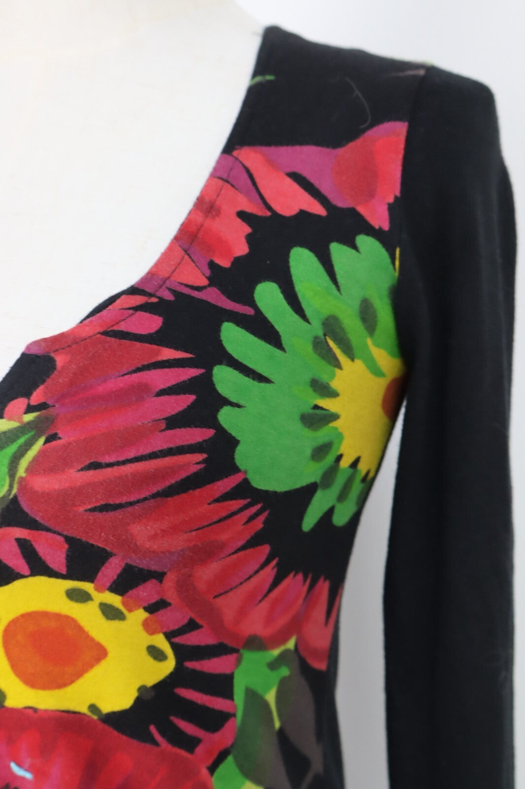 DESIGUAL VESTITO ABITO DONNA TG. XS WOMAN CASUAL VINTAGE DRESS