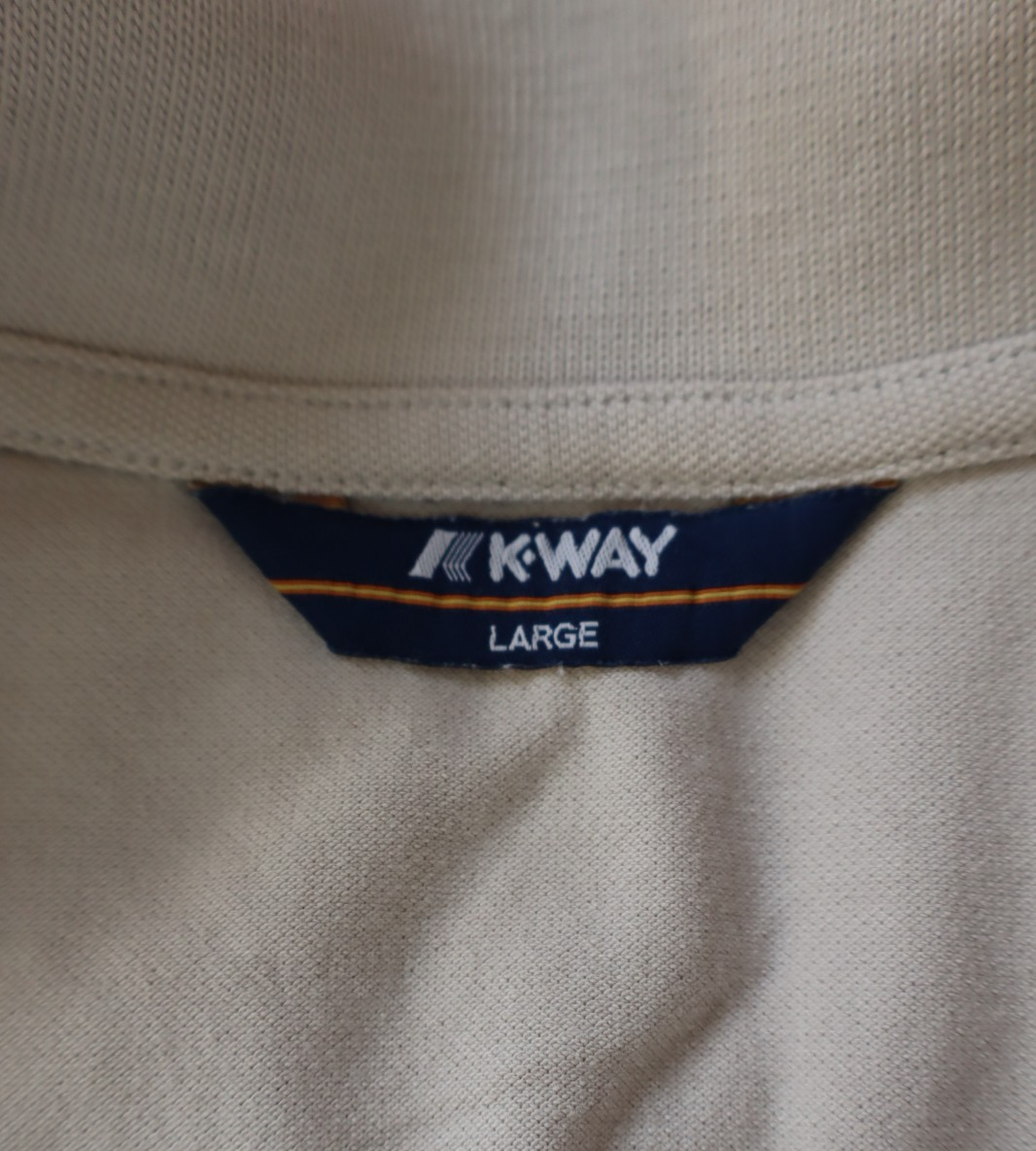 K-WAY MAGLIA POLO UOMO TG. L MAN SHIRT CASUAL VINTAGE CLASSICO VERSATILE