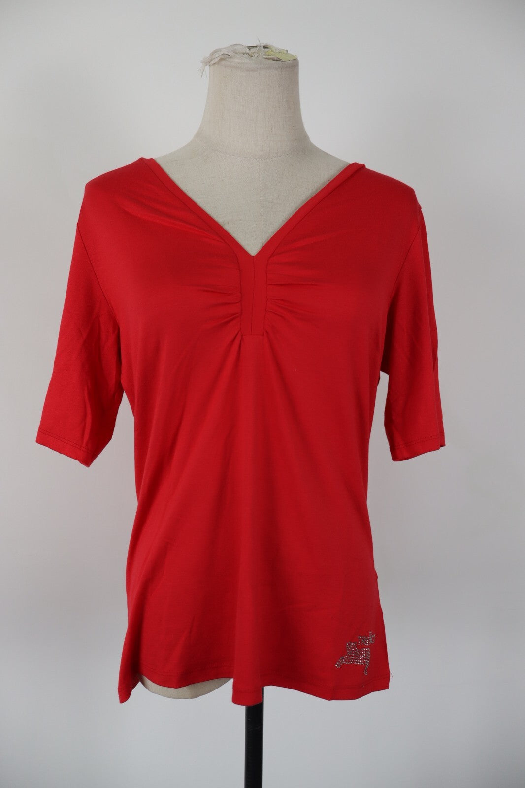 PER TE BY KRIZIA MAGLIA DONNA TG. XL WOMAN CASUAL VINTAGE COTONE