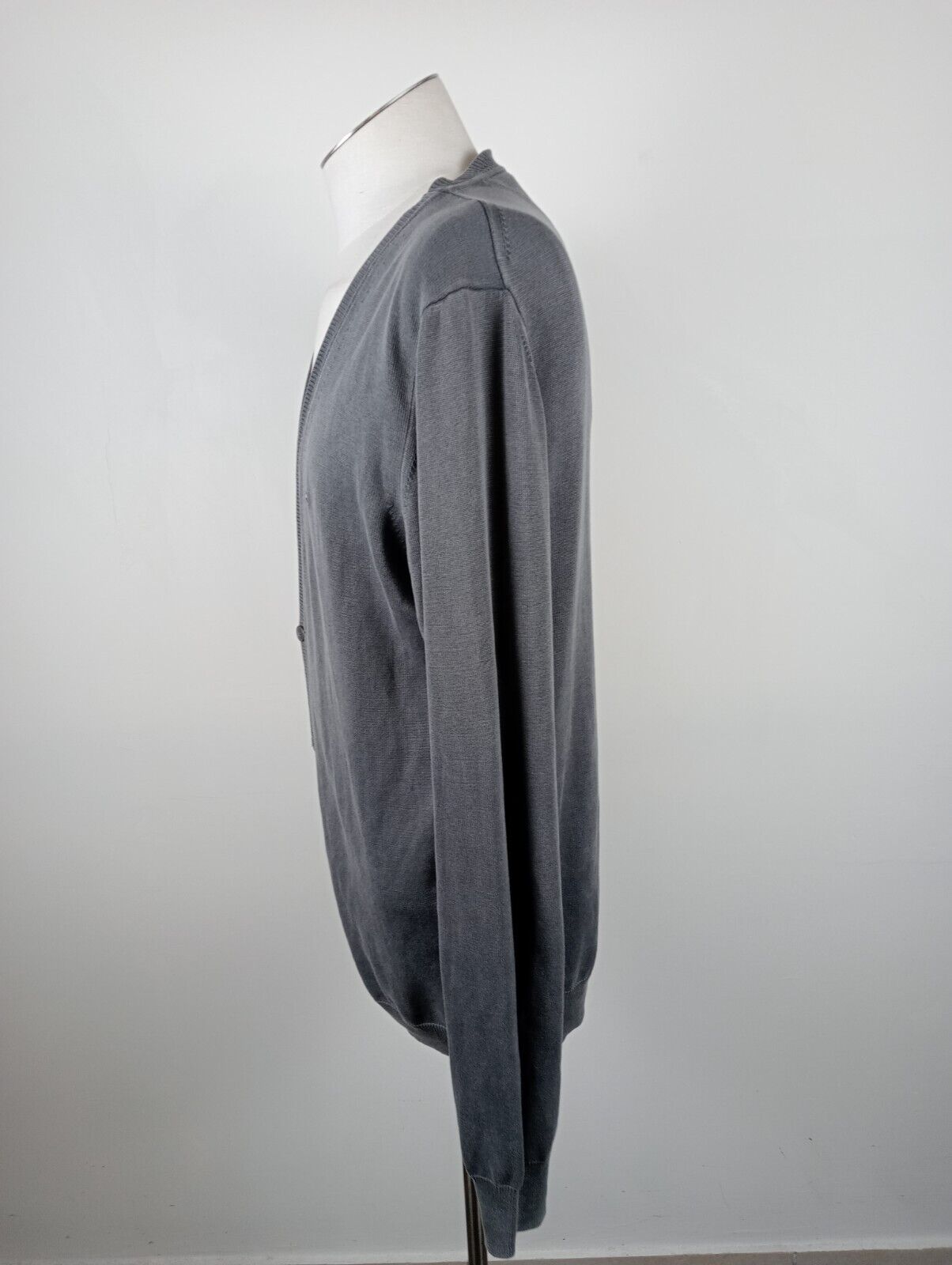 TOMMY HILFIGER DENIM CARDIGAN MAGLIONE COTONE UOMO L MAN SWEATER CASUAL VINTAGE