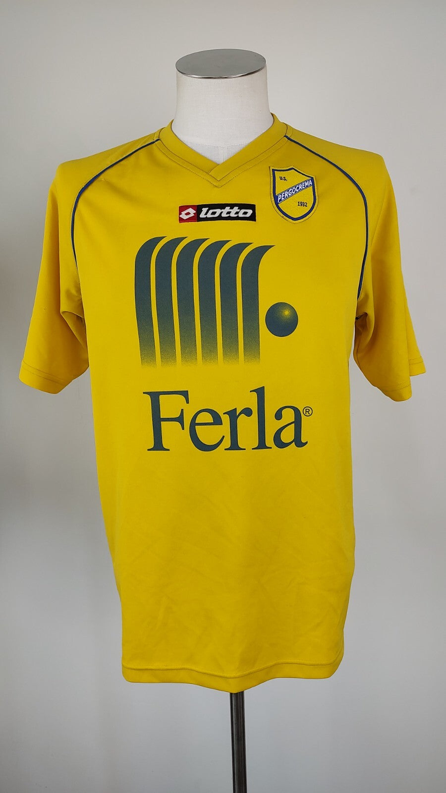 LOTTO PERGOCREMA MAGLIA CALCIO UOMO Tg L SOCCER JERSEY TRIKOT