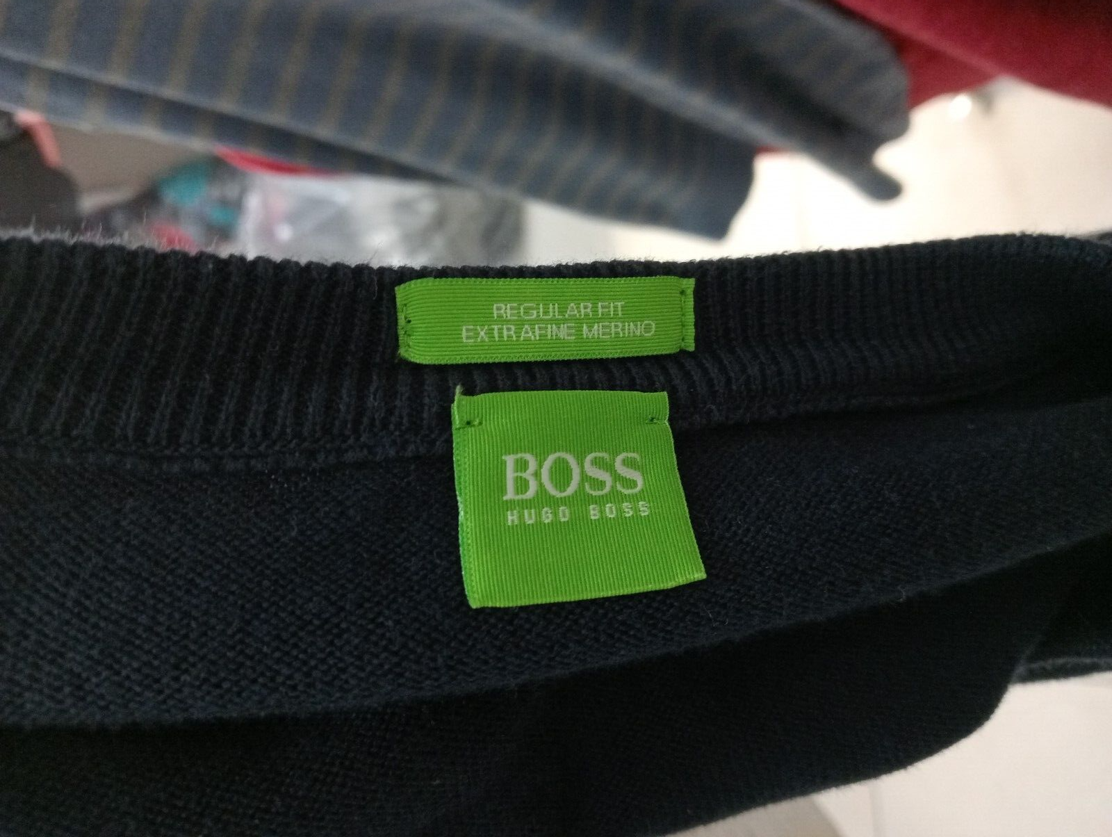 HUGO BOSS MAGLIONE COTONE COTTON UOMO XL MAN SWEATER CASUAL VINTAGE ITALY