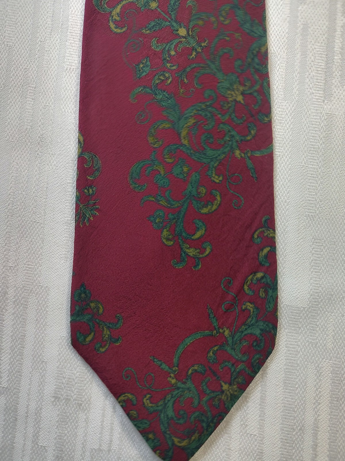HUBERT 100% SILK TIE SETA CRAVATTA NECKTIE MADE IN ITALY CLASSIC