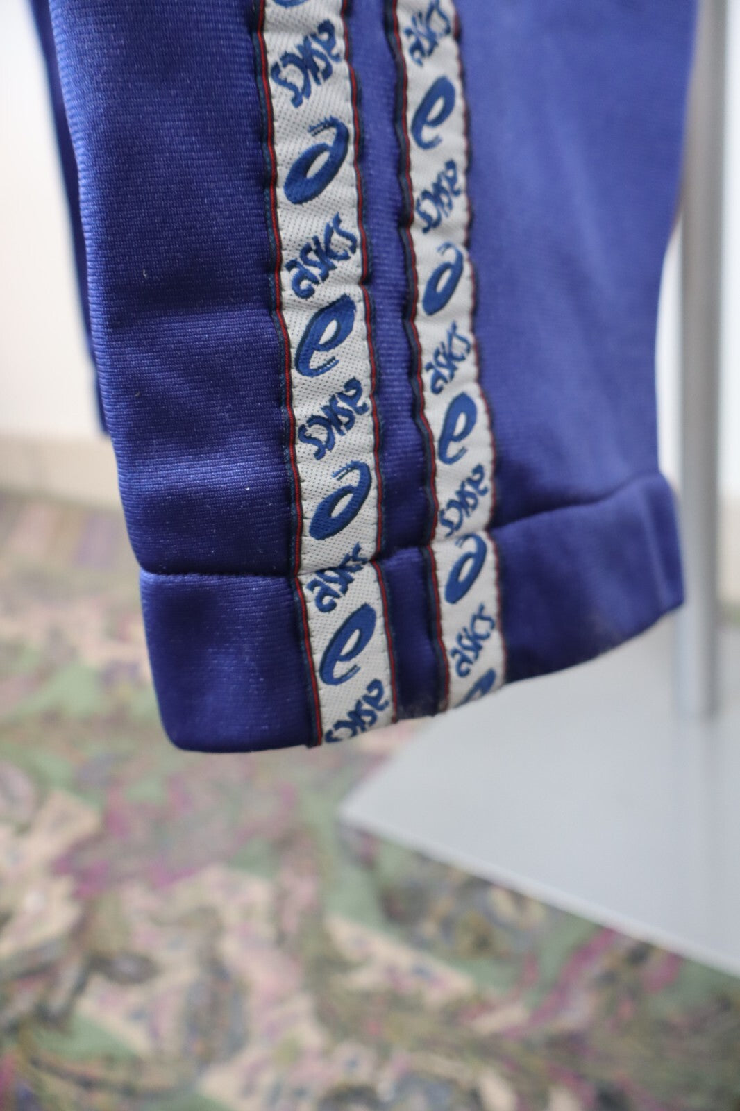 ASICS TUTA COMPLETA DUE PEZZI Tg. 50 TRACKSUIT JACKET PANTS UOMO SPORT