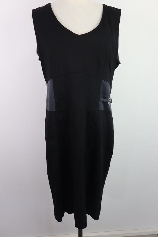 TRUSSARDI JEANS VESTITO DONNA TG. 50 WOMAN CASUAL VINTAGE DRESS ABITO COTONE