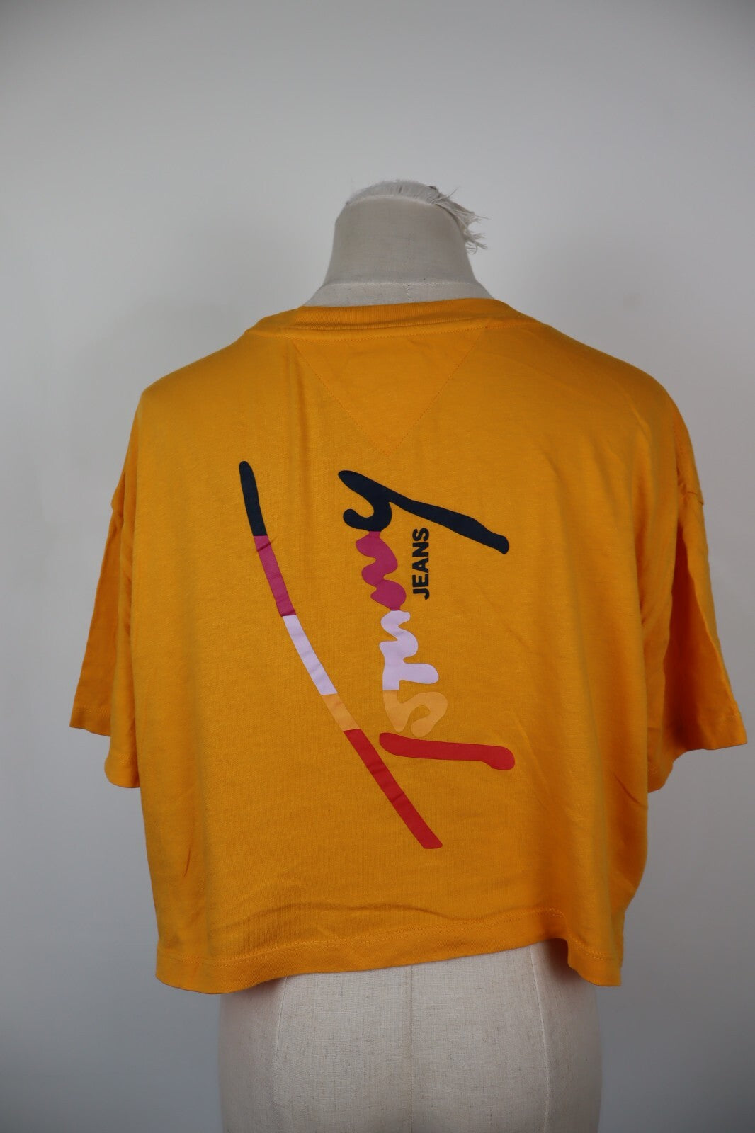 TOMMY HILFIGER JEANS MAGLIA DONNA TG. XS WOMAN CASUAL VINTAGE TOP T-SHIRT COTONE