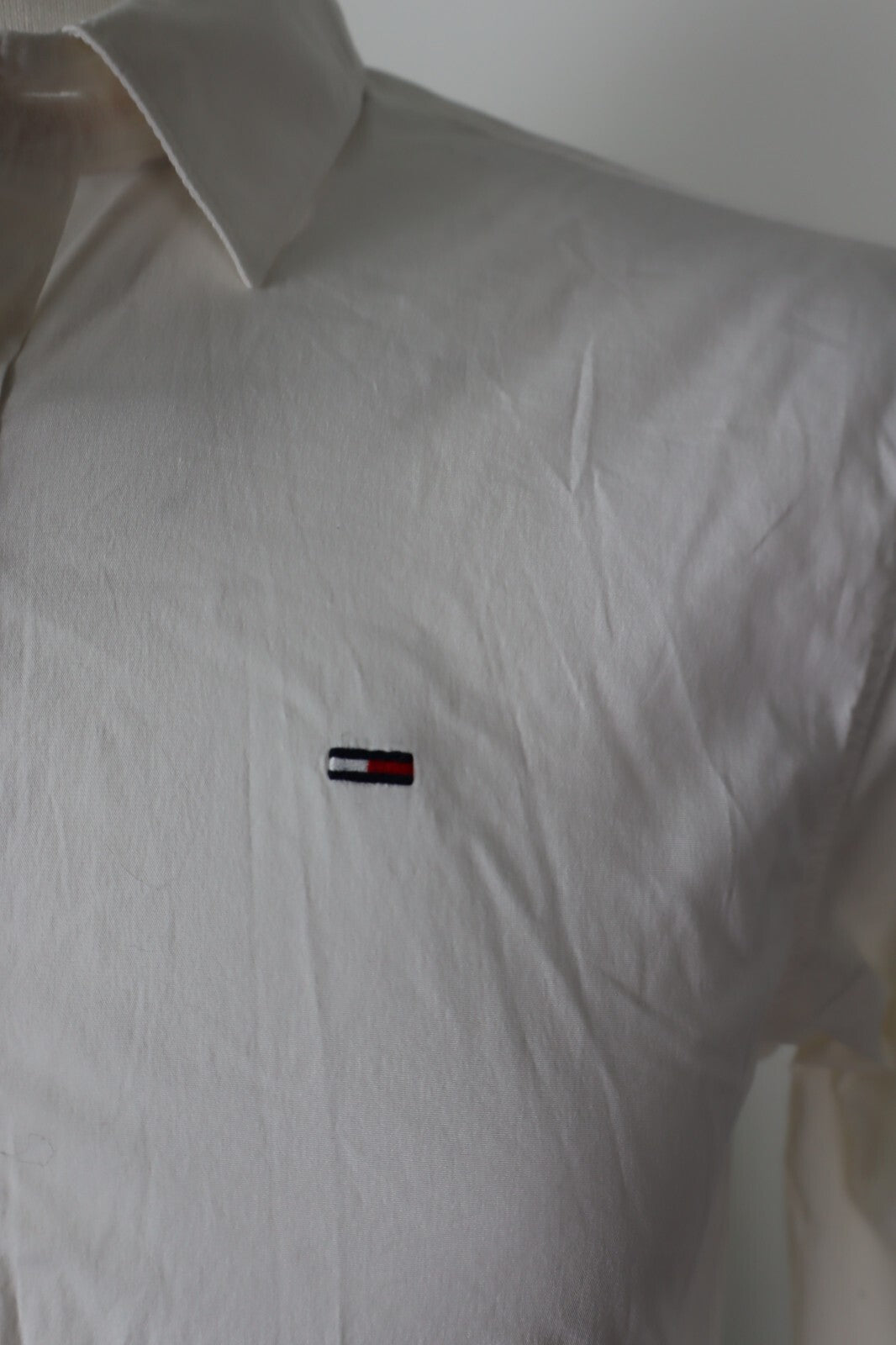 TOMMY HILFIGER CAMICIA COTONE SHIRT UOMO Tg. S MAN VINTAGE CASUAL COTTON