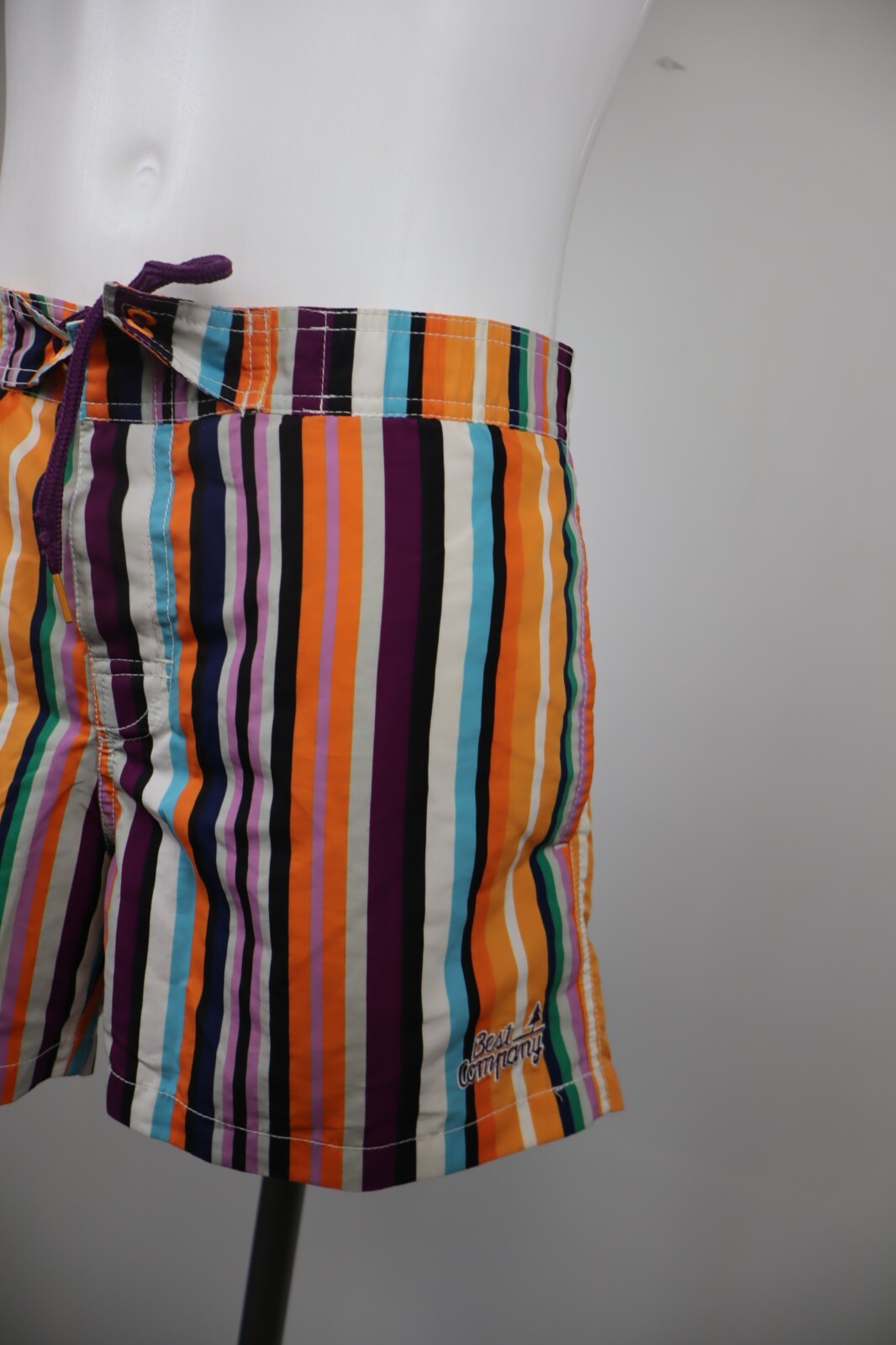 BEST COMPANY COSTUME PANTALONCINO MARE UOMO TG XS MEN SWIMSUIT VINTAGE CASUAL