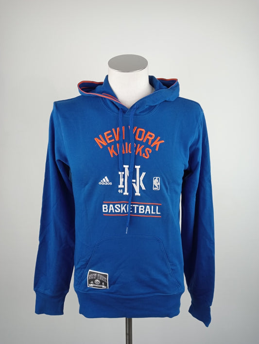 ADIDAS NBA FELPA KNICKS NEW YORK BASKET CAPPUCCIO UOMO S MAN SPORT  SWEATSHIRT