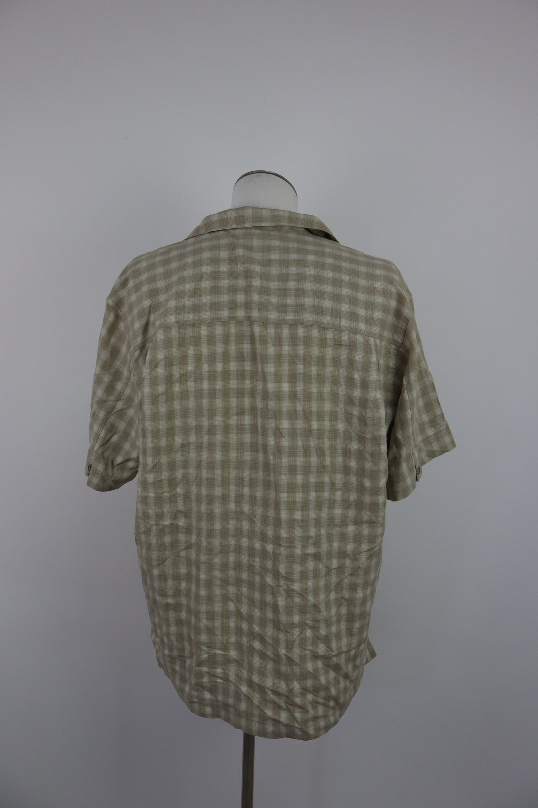 COLUMBIA CAMICIA UOMO TG. L MAN CASUAL SPORTSWEAR VINTAGE SHIRT NYLON