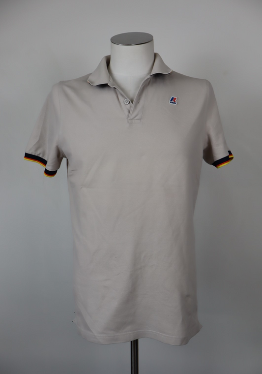 K-WAY MAGLIA POLO UOMO TG. L MAN SHIRT CASUAL VINTAGE CLASSICO VERSATILE