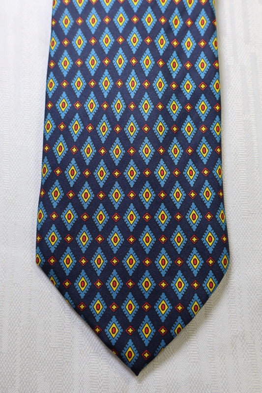 ROXY 100% SILK TIE SETA CRAVATTA NECKTIE MADE IN ITALY