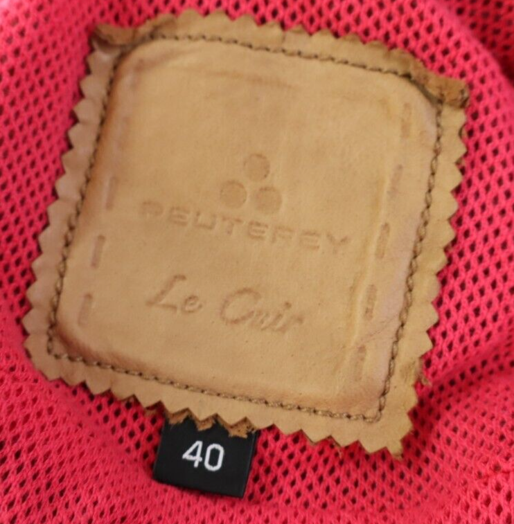 PEUTEREY GIUBBINO PELLE GIACCA DONNA 40 WOMAN CASUAL LEATHER JACKET VINTAGE