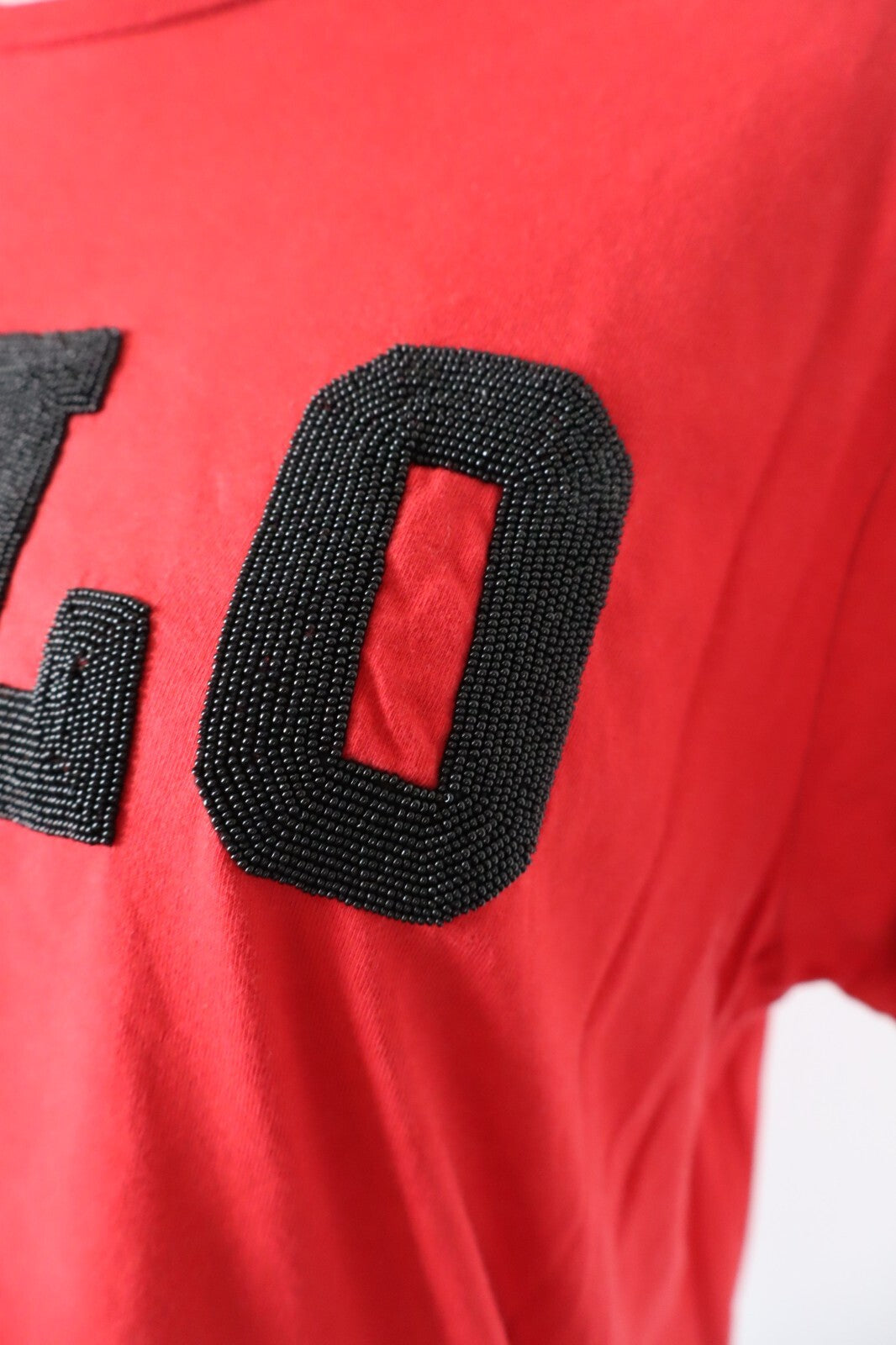 RALPH LAUREN MAGLIA DONNA TG L WOMAN CASUAL VINTAGE TOP T-SHIRT COTONE