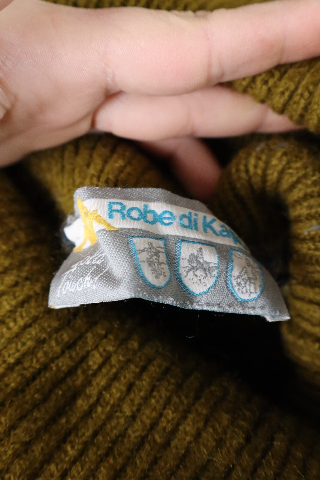 ROBE DI KAPPA MAGLIONE WOOL LANA VINTAGE UOMO Tg. L MAN SWEATER CASUAL