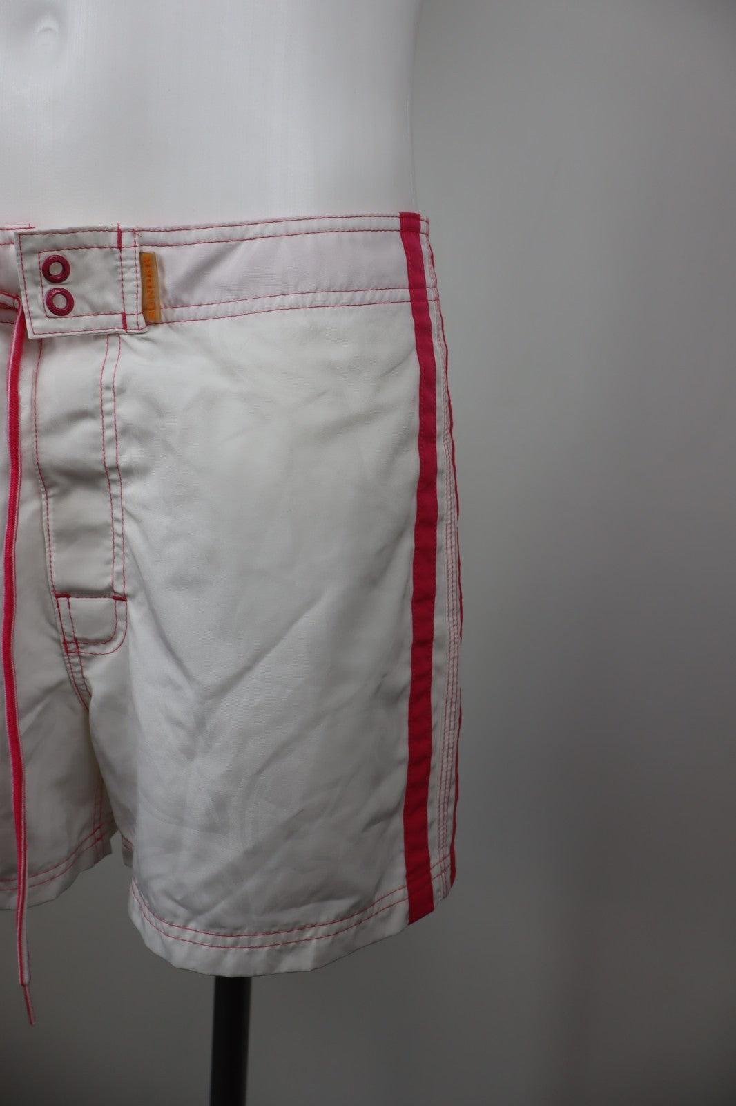 SUNDEK COSTUME PANTALONCINO MARE UOMO TG 31 MAN SWIMSUIT VINTAGE CASUAL LOGO
