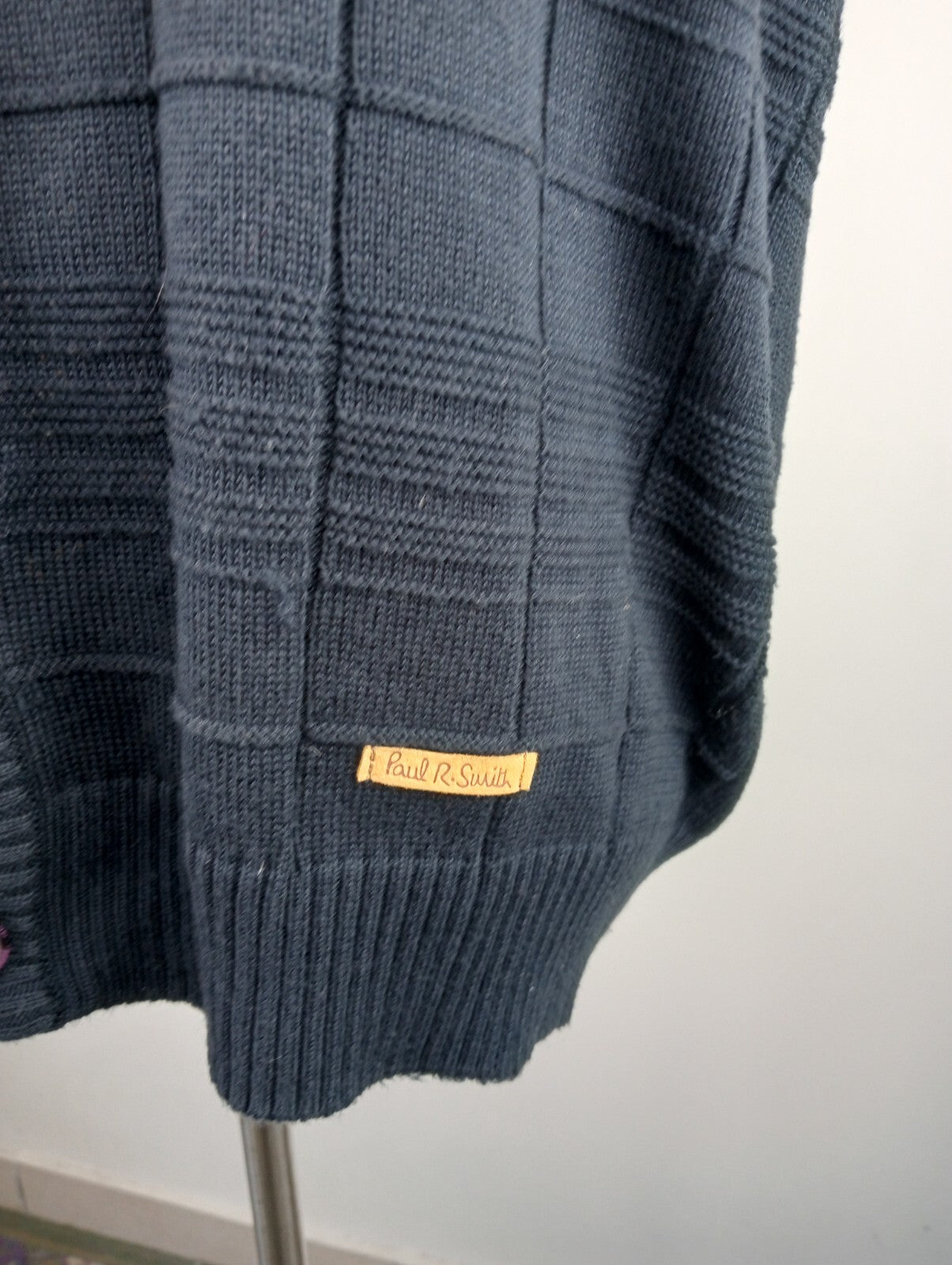 PAUL R. SMITH SMANICATO MAGLIONE LANA GILET UOMO TG S MAN SWEATER CASUAL VINTAGE