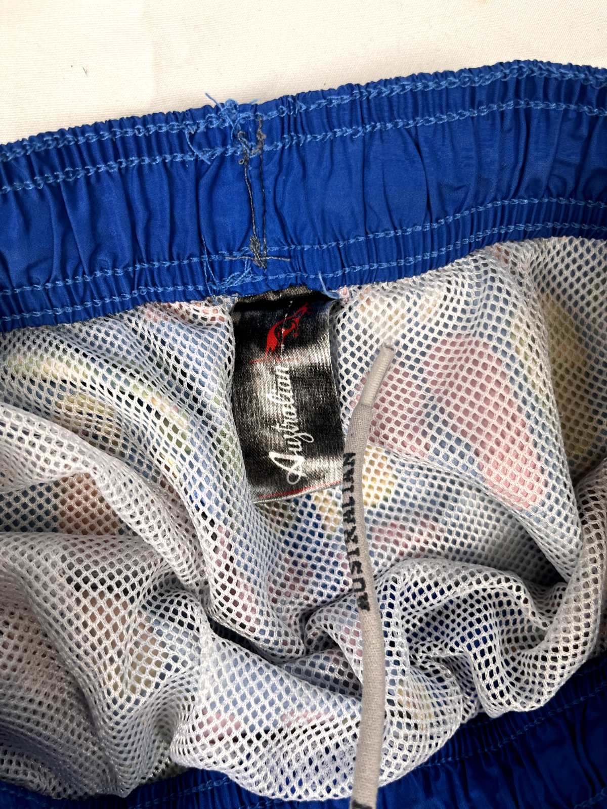 AUSTRALIAN COSTUME PANTALONCINO MARE UOMO TG 46 MEN SWIMSUIT VINTAGE CASUAL