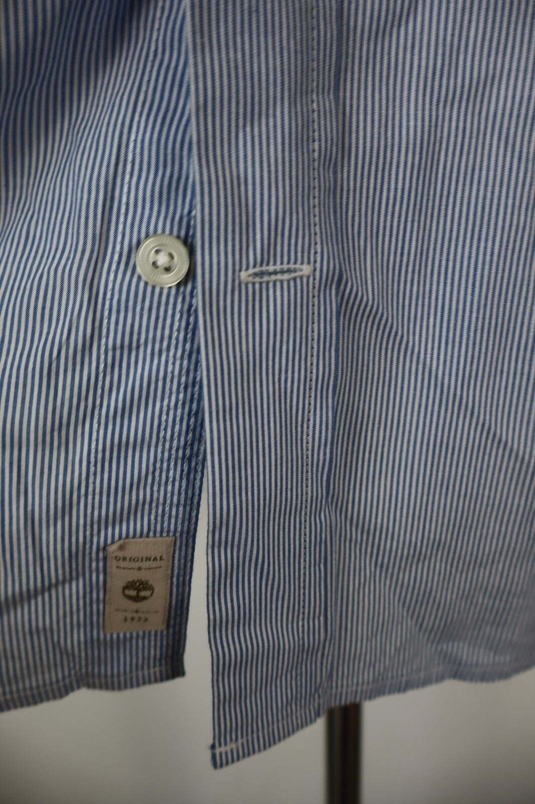 TIMBERLAND CAMICIA UOMO TG. L MAN CASUAL VINTAGE SHIRT COTONE COTTON SLIM FIT